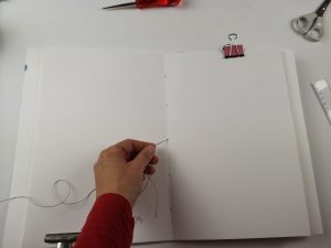 Art Journal durchfädeln